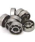 16 inline/Rollerblade/Skate Bearing Chrome Steel Open Ball bearing with Nylon Cage - VXB Ball Bearings