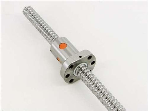 16 mm Ball Screw assembly 1000mm long and with 4 ball circuit - VXB Ball Bearings