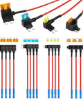 16 Pack Fuse Tap Kit For Cars Trucks Boats With Dual Slot Fuse Holder Upgraded 12V Car Add A Circuit Jumper Adapters shown