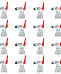 Image of a 16 Pack Toggle Clamps Set For Woodworking And DIY Projects, 60 Lb Holding Capacity, with red quick-release handles.