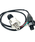 1600 PSI Universal 5V Pressure Transducer Sensor With Wiring Connector For Oil Fuel Water Air Stainless Steel Case 1 8 Inch 27 NPT