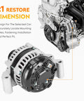 160 Amp Alternator For 3.6L V6 Vehicles 2011 2017 300 Challenger Charger Durango Grand Cherokee Ram 1500 Replacement Auto Part High Output Heavy Duty Built To Last next to engine diagram