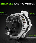 New 160 Amp Alternator Replacement For Dodge Grand Caravan Journey Avenger Town And Country Chrysler 200 Ram CV And VW Routan
