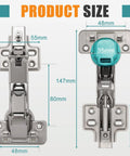 165 Degree And 135 Degree Soft Close Cabinet Hinges For Lazy Susan Bifold Doors size dimensions