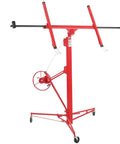 16 Ft. Drywall Lift, Drywall Rolling Lifter Panel, 150LBS Heavy Duty Sheetrock Lift, Drywall Lift Panel Hoist Jack Lifter with wheels