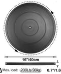 Top view of 16 Inch Lazy Susan Turntable Heavy Duty Rotating Swivel Stand with Steel Ball Bearings dimensions and weight