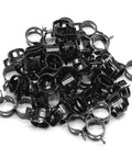 50Pcs 16mm Spring Band Hose Clamps Pack Five Eighth Inch Manganese Steel Hose Clips For Vacuum Water Fuel And Air Lines
