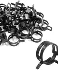 50Pcs 16mm Spring Band Hose Clamps Pack Five Eighth Inch Manganese Steel Hose Clips For Vacuum Water Fuel And Air Lines With Dacromet Coating Beefy Rust Resistant Durable Fit