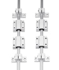 ✝️ 16pcs/pack t8 lead screw kit, 2x200mm linear motion rod shaft guide, 4pcs linear slide blocks shown in two columns