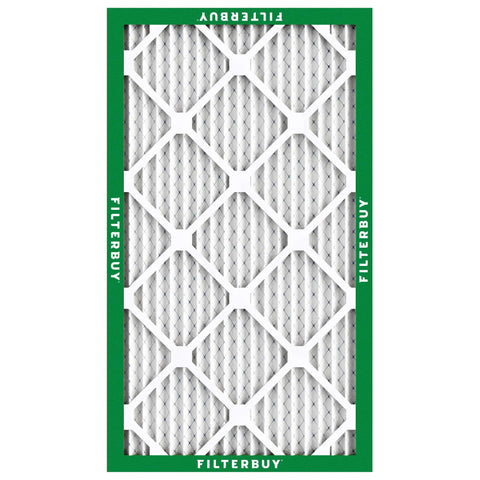 16x25x1 Air Filter MERV 8 Essential Dust Allergy Defense 4 Pack Electrostatic Pleated HVAC AC Furnace Filters Replacement