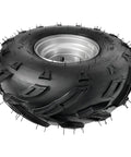 16x8-7 Go Kart Wheels, 16x8x7 16x8-7 Go Kart Tires with Wheels 7inch for ATV UTV Quad Lawn Mower, tubeless rubber tire on metal wheel.