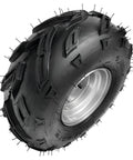 16x8-7 Go Kart Wheels, 16x8x7 16x8-7 Go Kart Tires with Wheels 7inch featuring rubber tread and metal rim for ATV UTV Quad 3 Bolt 78mm Pattern