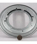 176 lbs Capacity 9" Lazy Susan Bearing 23/64" Thick Turntable Bearing displayed with a coin for size reference.