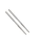 Two Pro Grade 1.7mm Chucking Reamer HSS Cobalt M35 Lathe Tool D4 4 Flute Round Shank Milling Cutters for metal reaming.