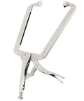 Heavy Duty 3 Piece 18 Inch C Clamp Locking Pliers Set With Large Face And Swivel Pads For Woodworking Carpentry Welding And Electrical