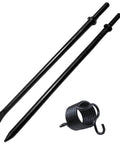 Beefy Pneumatic Cold Chisel Set 18 Inch Long With Flat And Point Chisels Air Hammer Spring Included For Concrete And Tile