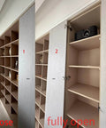 2pack 180 Degree Soft Closing cabinets Hinge on fully opened and closed frameless cabinet doors