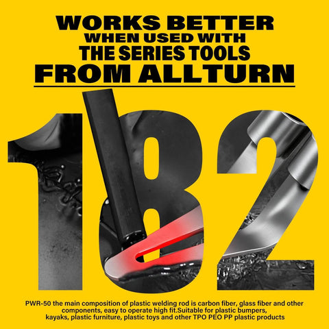 182 Piece Plastic Welding Rods Kit For Bumpers Kayaks Furniture And Toys Pro Grade All In One DIY Welder Set themed graphic