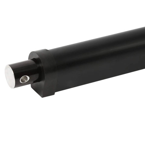 Close-up of 18 Inch Stroke Linear Actuator With Mounting Bracket For Recliners TV Tables Massage Beds And Electric Sofas Supplying 225 Lbs Load