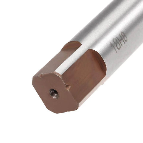 18mm Hand Reamer With 8 Straight Flutes In Heavy Duty Alloy Tool Steel H8 For Metal Reaming And Precision Milling 18mm Diameter