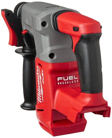 18V cordless brushless SDS Plus rotary hammer for drilling and chiseling concrete and masonry, side view