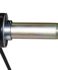 Close-up of heavy duty ball bearing frame from USA Made 18 Inch By 60 Inch Orange And White Nylon Windsock Kit for airport use.