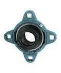 Front view of UGGFDR209-26 1-5/8 in Wide Inner Ring Eccentric Collar Locking Ball Bearing Insert for Piloted Flange, Malleable Cast Iron GFDR209.