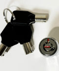 19mm Tubular Roll-Up Lock Cylinder with 1 Cylinder and 3 Keys delivers secure, rapid access for roll-up doors