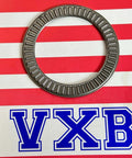NTA3244 Thrust Needle Roller Bearing 2" x 2-3/4" x 5/64" inch on striped background with VXB logo