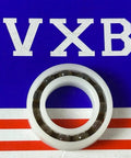 Front view of Acetal/POM Plastic Bearing 6903 - Glass Balls - 17x30x7mm on VXB branded background.