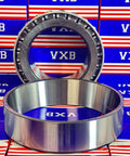 33121 Tapered Roller Wheel Bearing 105x175x56mm with chrome steel finish on VXB packaging