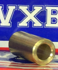 5/16" x 1/2" x 1" Bronze Cast Bushing Plain Sleeve Bearing on display with VXB logo