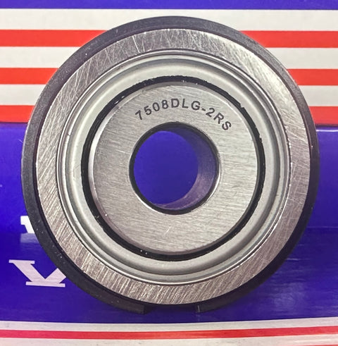7508DLG-2RS Bearing 1/2" Bore; 1-3/4" Outside Diameter. 1/2"  Single Row With Snap Ring