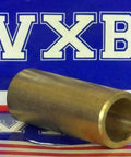 3/8" x 1/2" x 1-1/4" inch Bearing Bronze Bushing Plain Sleeve, solid cast, front view