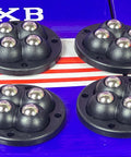 8-Pack Self Adhesive 4-Balls Caster Wheels Legs - Light Load - Buy Bearings online - Fast US Shipping