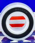 12x28x8 Full Ceramic Bearing With ZrO2 Si3N4 Construction, showing 12 mm bore, black seal, suitable for industrial machinery