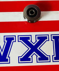 4mm Bore - 18mm Pulley U-Groove Track Roller Bearing displayed on red and white background with VXB lettering