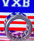 SCH88 Needle Roller Bearing 1/2" x 3/4" x 1/2" inch - Shell Type, front view, on a colorful background