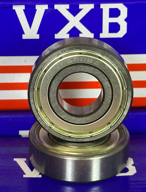 2-Pack 6203ZZ Bearings 17x40x12mm - Shielded