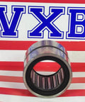Front view of RNA6904UU Needle Roller Bearing 25x37x30mm - Machined Type with rubber seals on VXB background