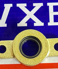 Front view of 10mm Micro Pillow Block Bearing with Copper Pedestal Bearings for Precision Machinery against VXB packaging