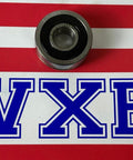 B10-51D-2RS Alternator Bearing 10x27x11 Sealed Ball Bearing on a red and white background with VXB logo