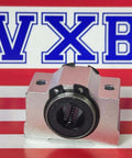 12mm Slide Unit Ball Bushing Block Linear Motion on a red and white background with VXB logo.