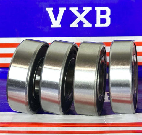 4-Pack 6204-2RS Ball Bearings Rubber Sealed 6204RS