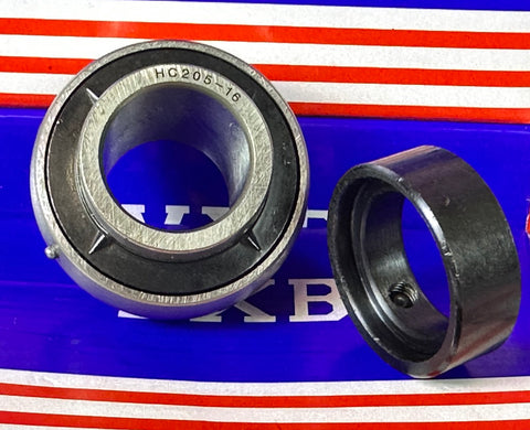 HC205-16 Bearing Insert with eccentric collar 1 Inch Mounted