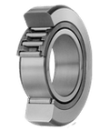 Single Metric Roller Follower NAST17, 17 mm ID, 40 mm OD, separable caged cylindrical rollers, high carbon chrome steel, side view