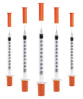 Individually Wrapped 1cc Syringes With 31G Needles 8mm Sterile Pack Of 20 Medical Grade for precise dosing, shown without packaging.