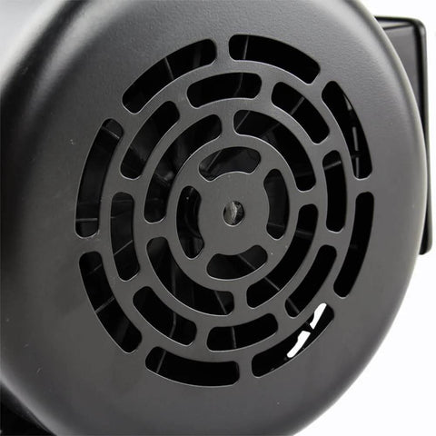 Close-up of 1 HP 3 Phase 56C Frame Electric Motor 1800 RPM TEFC 208-230/460V C-Face Worldwide Electric NATE1-18-56CB vent grille