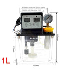 Adjustable Oil Distributor With 0.5L 1L And 2L Capacities For Automatic CNC Electromagnetic Lubrication, brass body, solenoid pump, 1L size