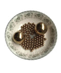 1mm 500pcs Solid Pure Copper Balls - Brass Ball Bead in decorative bowl